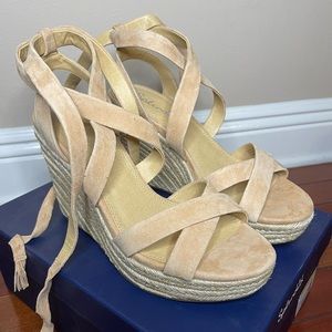 Splendid Janice Ankle Tie Wedge